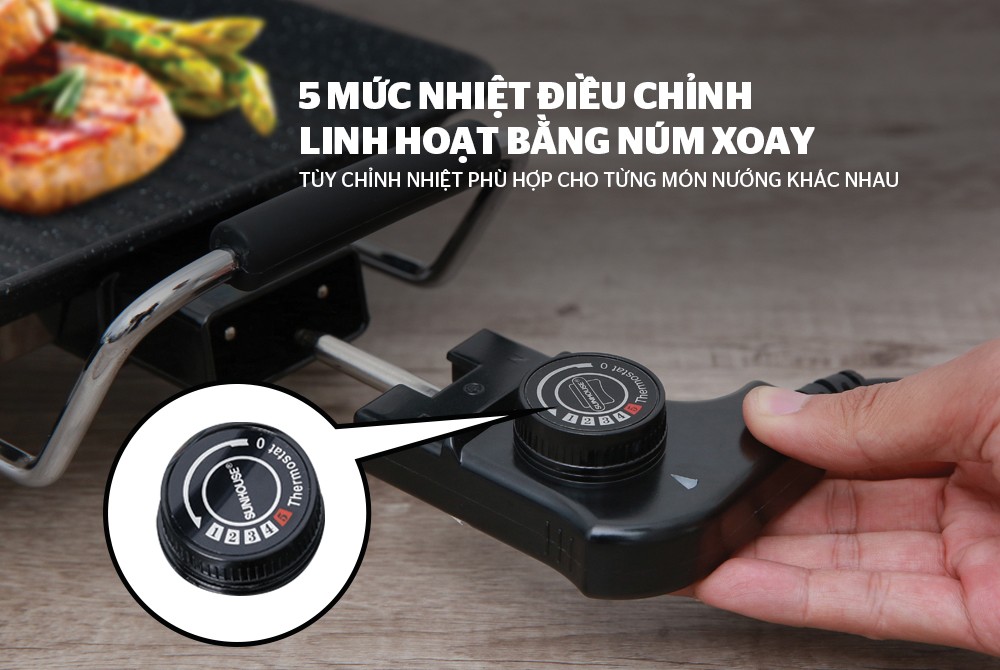 Bếp nướng điện Sunhouse SHD4600- Hàng chính hãng