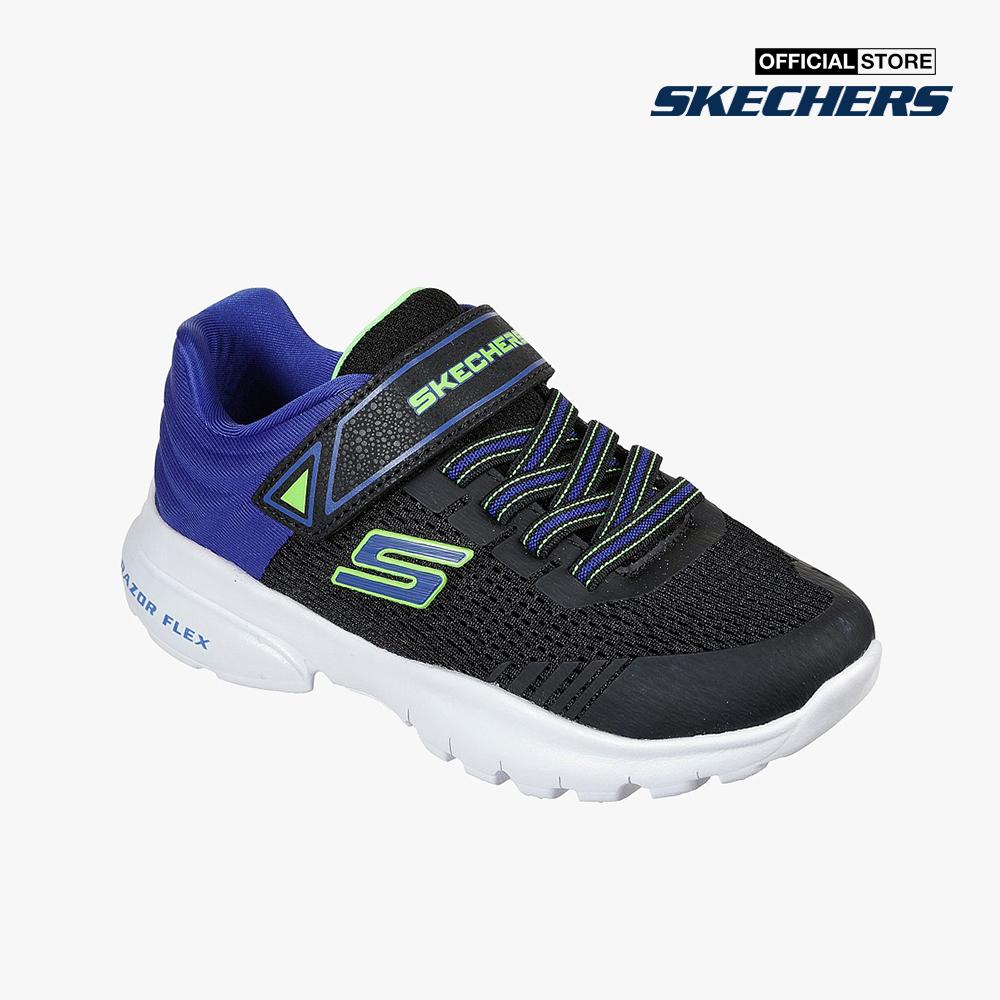 SKECHERS - Giày sneaker bé trai Razor Flex Mezder 403781L-BKRY