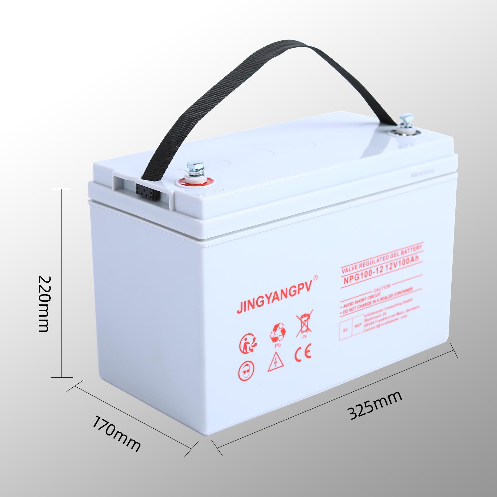 12V 100AH 120AH Gel Pin Pin Axit Chì Grand A Tế Bào Có Thể Sạc Lại Cho Động Cơ Thuyền Bộ Dụng Cụ Hệ Thống Năng Lượng Mặt Trời Màu sắc: 100ah 12v