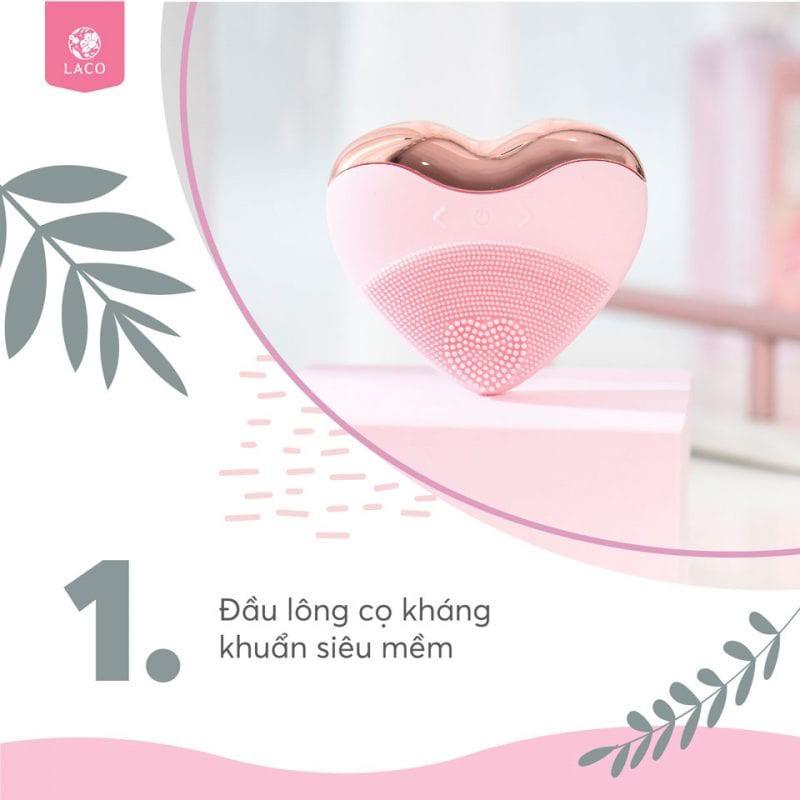 Combo Máy rửa mặt Laco Luxury và Rửa mặt DNA chính hãng tác dụng nâng cơ địa, sạch sâu, đẩy tinh chất BH 12 tháng