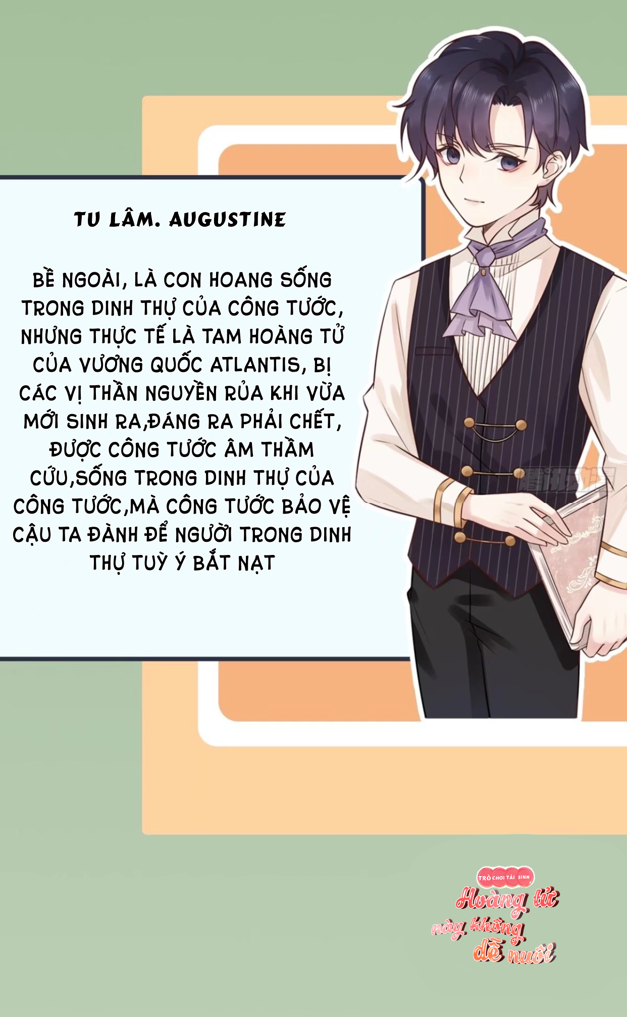 trò chơi tái sinh: hoàng tử này không dễ nuôi chapter 1 2