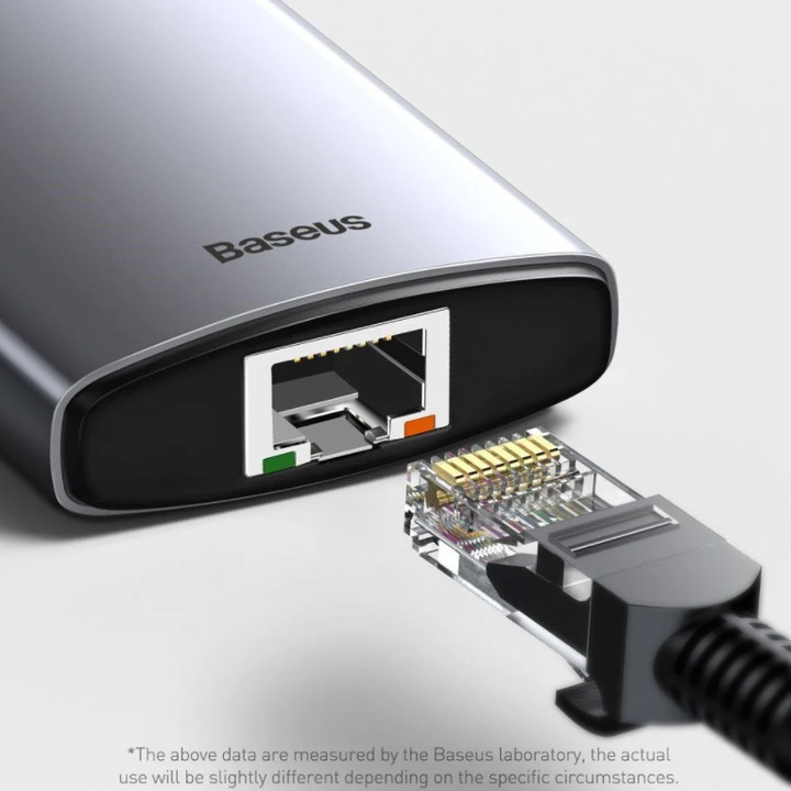 Hub chuyển đổi đa năng 8 trong 1 Baseus CAHUB-CV0G - HÀNG CHÍNH HÃNG