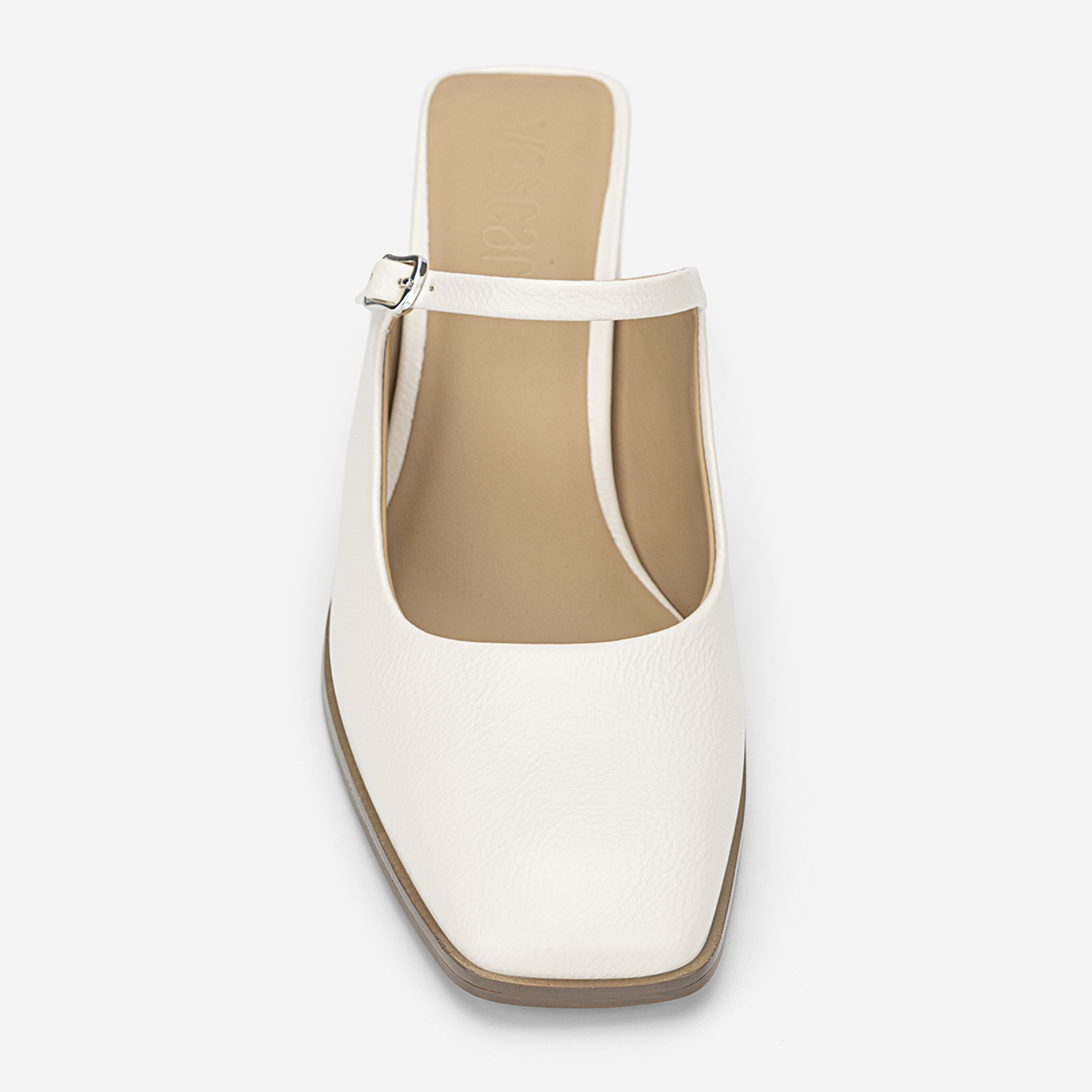Vascara Guốc Mules Mary Janes Block Heel - GNN 0222