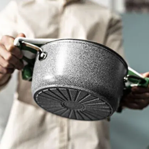 BALLARINI - Nồi nhôm chống dính Salina Granititum - 24cm 4.7L - Hàng Chính Hãng
