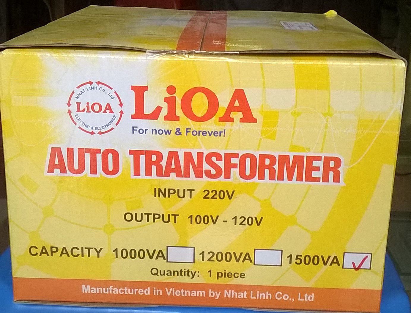 Bộ đổi nguồn 220v sang 100v - 120v lioa 1500va