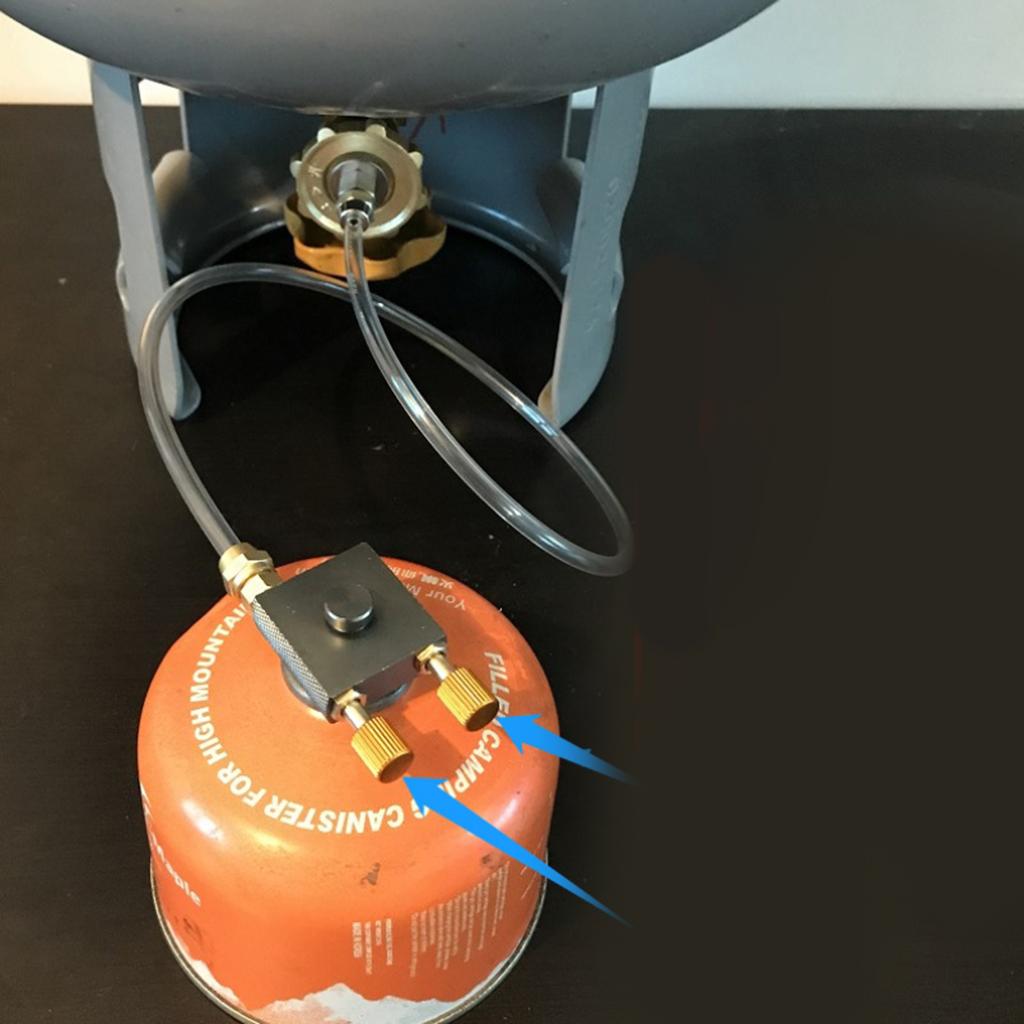 Gas Stove Converter Adapter Camping Stove Gas Regulator Hose