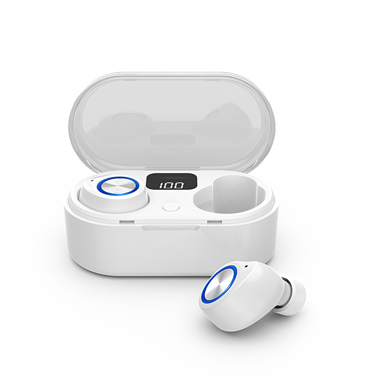 Tai Nghe Bluetooth 5.0 Cảm Ứng TOUCH TWINS Âm Thanh Vòm Stereo như nhà hát - Chống Nước IPX7 - Nghe 9h - Tích Hợp Micro - Tự Động Kết Nối - Tương Thích Cao Cho Tất Cả Điện Thoại, Ipad, Máy Tính Bảng, Laptop,