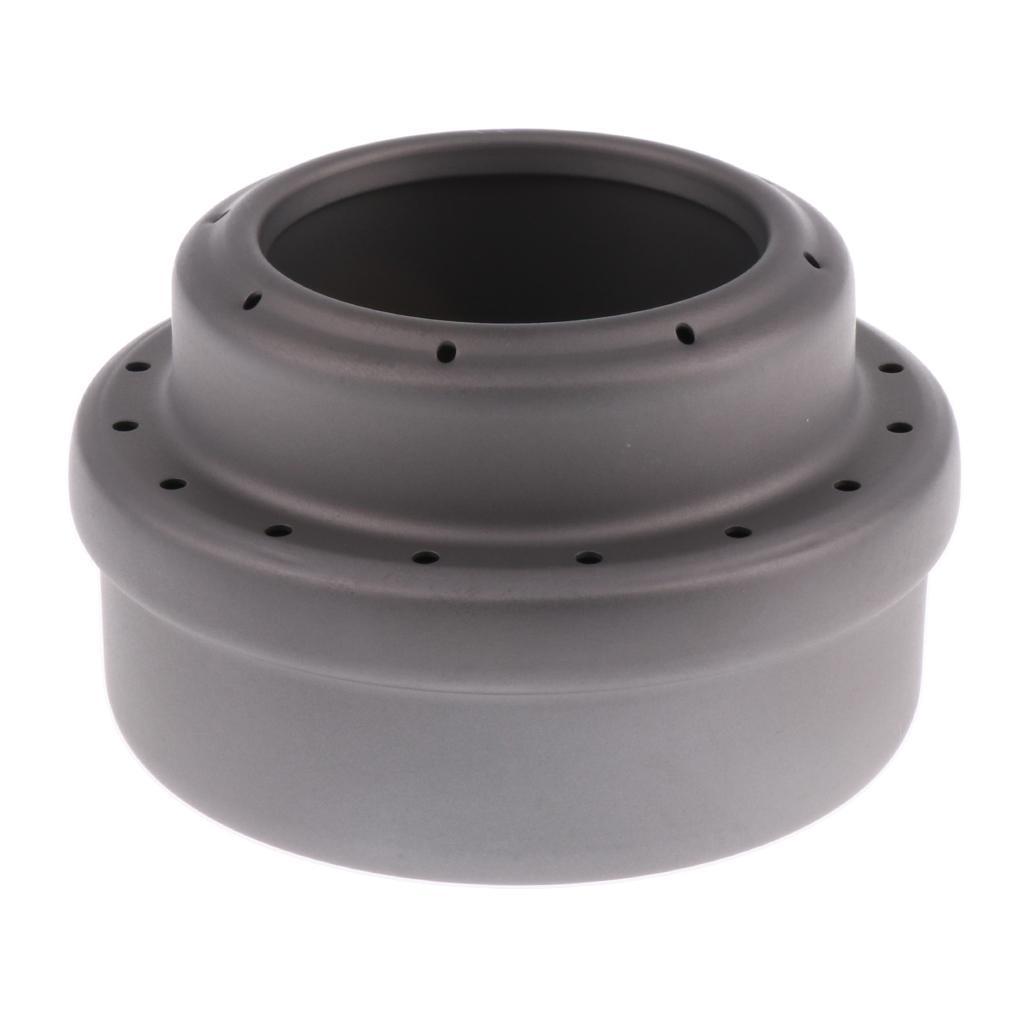 Titanium Alcohol Stove and Stand Spirit Burner Base Holder Bracket Windshield For Camping Picnic