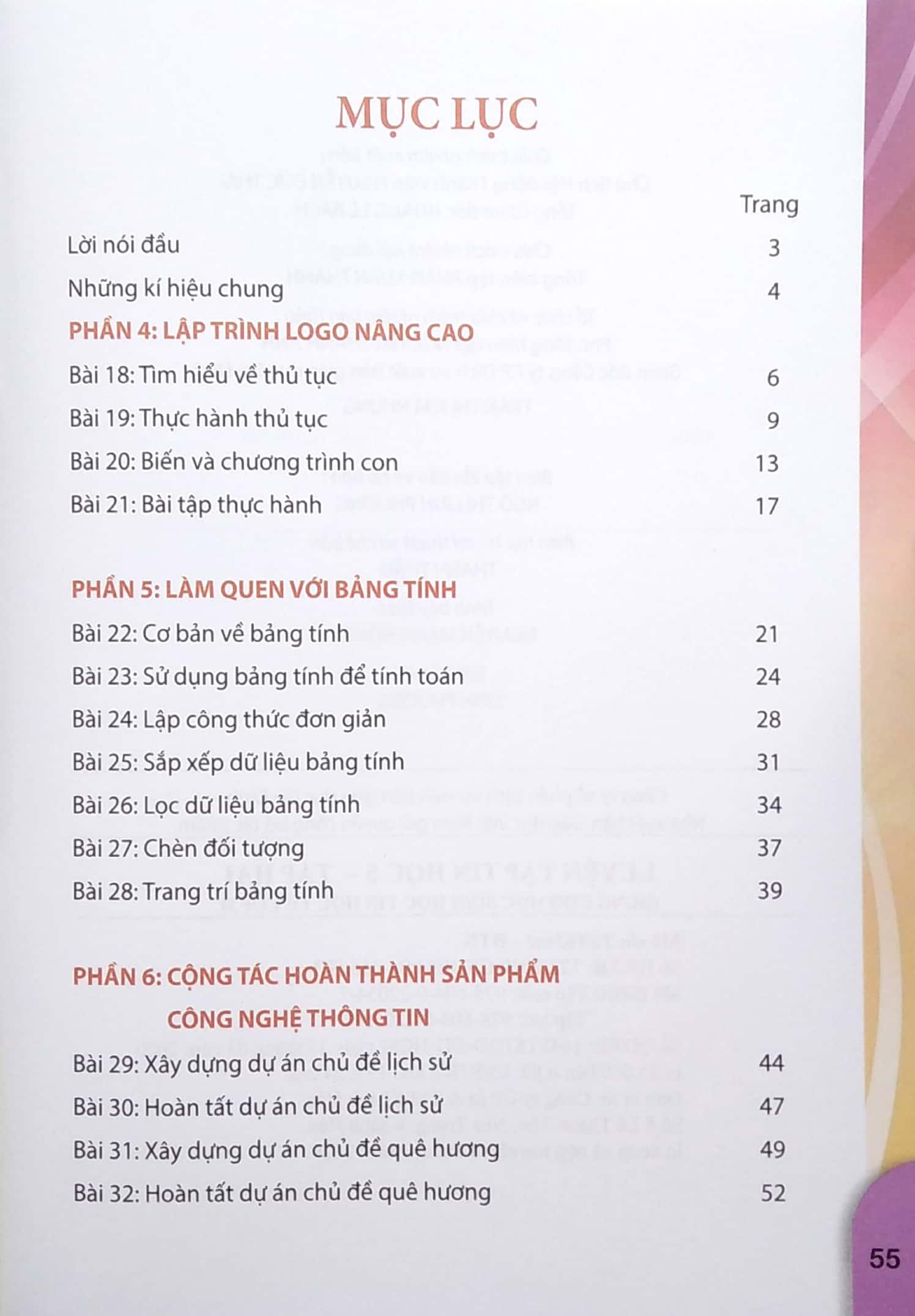 Luyện Tập Tin Học 5 - Tập 2 (2020) - Cho Tỉnh