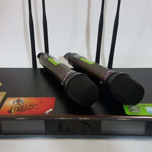 Micro không dây Shure UR18D - Mic karaoke gia đình, sân khấu chuyên nghiệp - Đầu thu anten 4 râu - Độ nhạy cao, bắt sóng xa, chống hú rít - Thiết kế sang trọng, bắt mắt - Dễ dàng phối ghép với các thiết bị âm thanh khác - Hàng nhập khẩu loại I