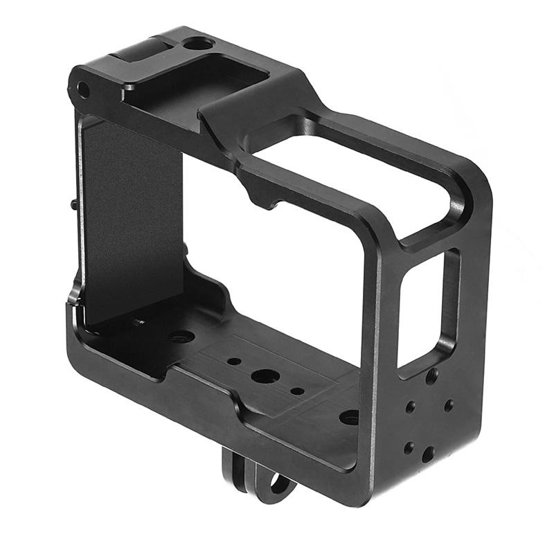 Khung toàn cảnh hợp kim nhôm cho insta 360 one r cage vlog tương thích với bộ điều hợp micrô