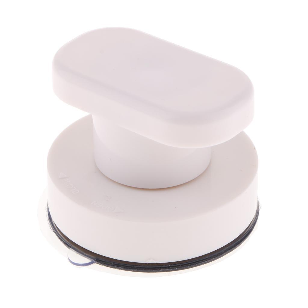 2xStrong Suction Cup Cabinet Handle Glass Door Pull Window Knob Decor White S