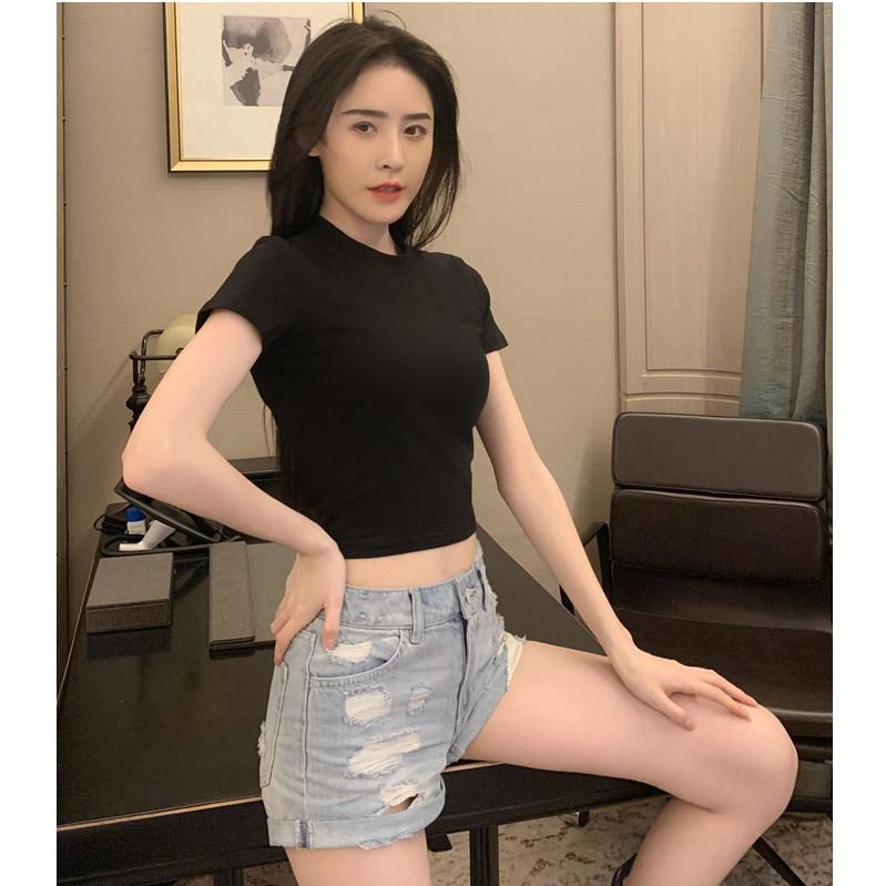 áo croptop ôm áo croptop đẹp HANHCROPTOP nhiều màu