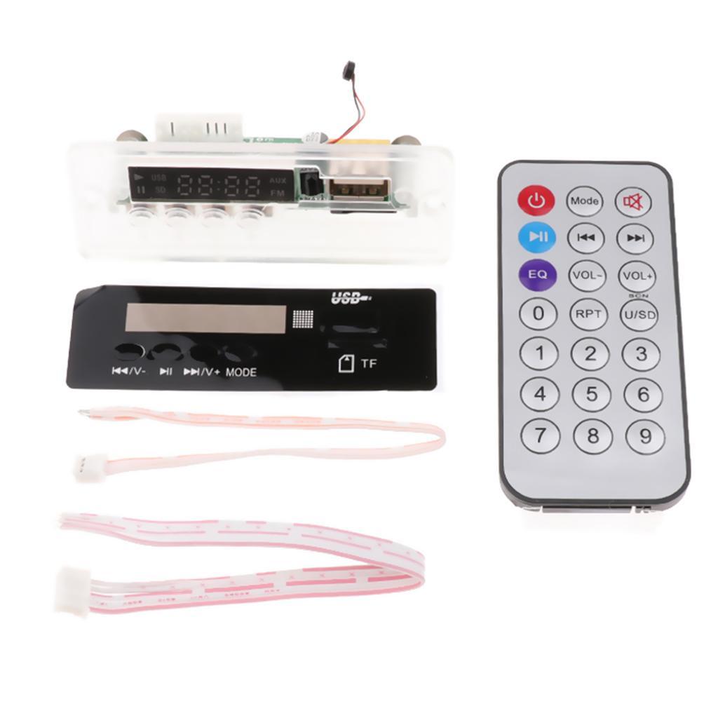 Bluetooth LED MP3 Decoder Board Audio Module USB TF FM Radio Remote