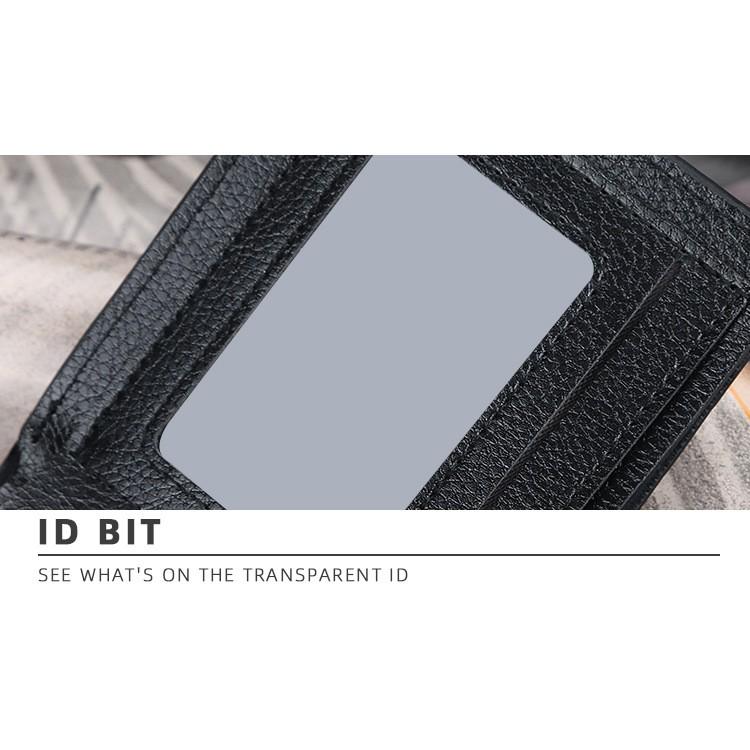 bóp ví nam nhiều ngăn mỏng nhẹ, gọn gàng, dễ sử dụng, phối đồ - VI00810