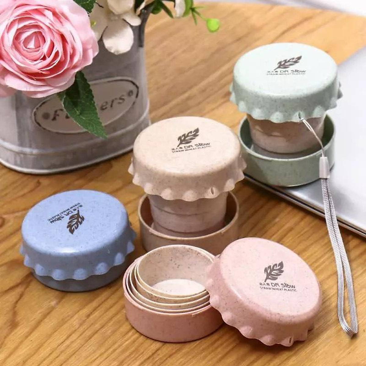 LY UỐNG NƯỚC GẤP GỌN LÚA MẠCH - HN - GIAO NGẪU NHIÊN