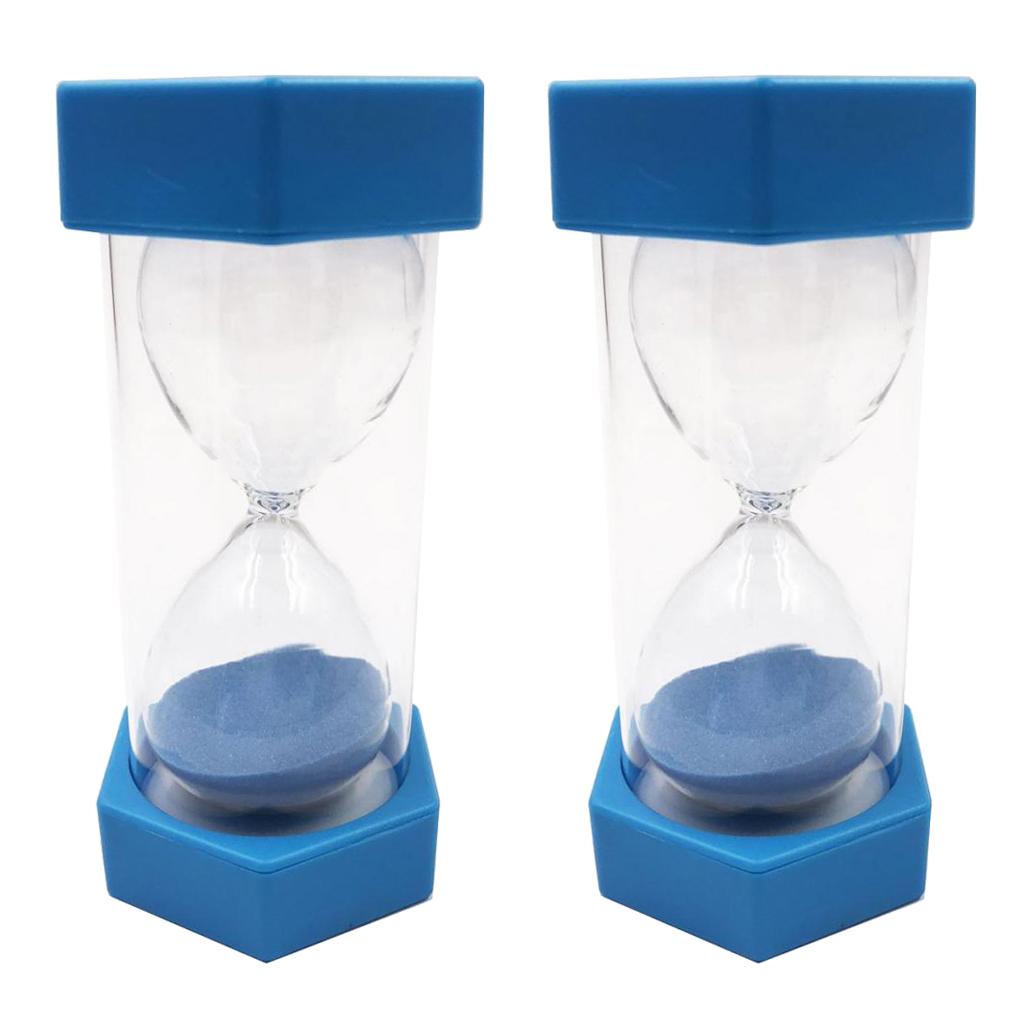 Six Angles Sand Timer Colorful Hourglass Sandglass Timer Sand Clock Timer for Games Classroom Home Office