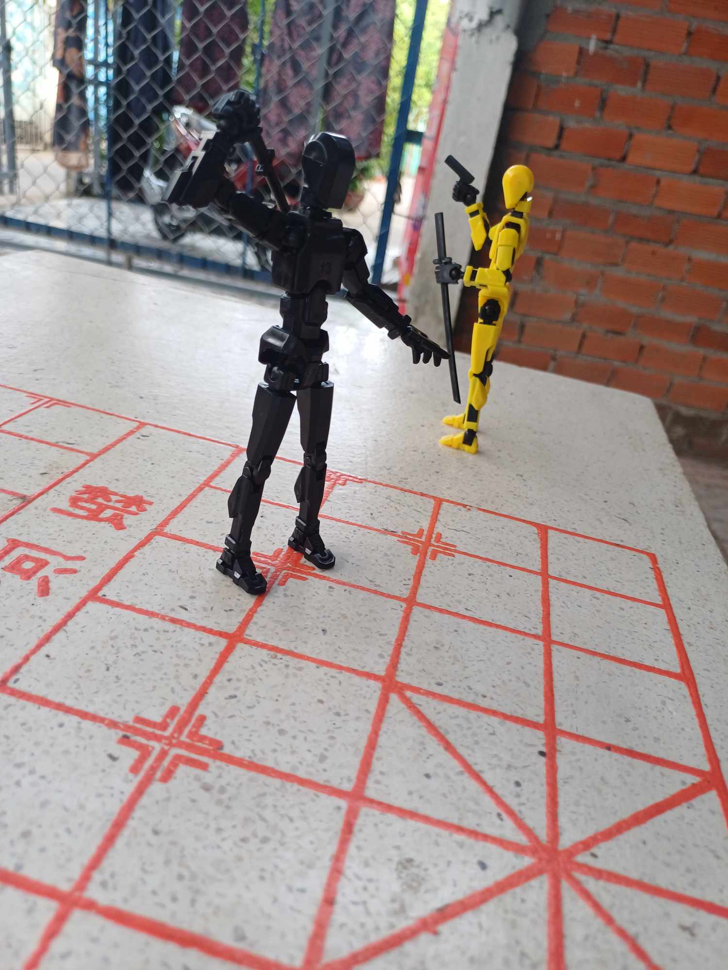 Đồ chơi robot Dummy lắp ráp siêu hot