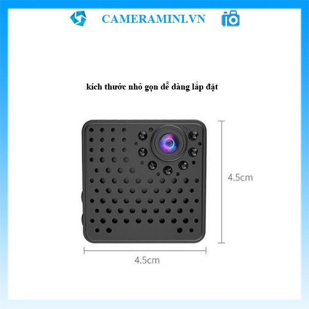 Camera mini wifi W18 fullHD 1080p giám sát, an ninh, hồng ngoại quay ban đêm, pin 4-6 giờ, siêu nhỏ không dây