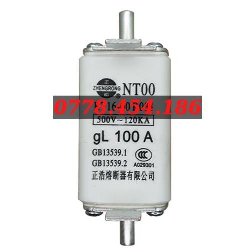 Bộ 3 Cầu chì Zhengrong NT00 RT16-00 gL 16A-200A, 500V~120kA