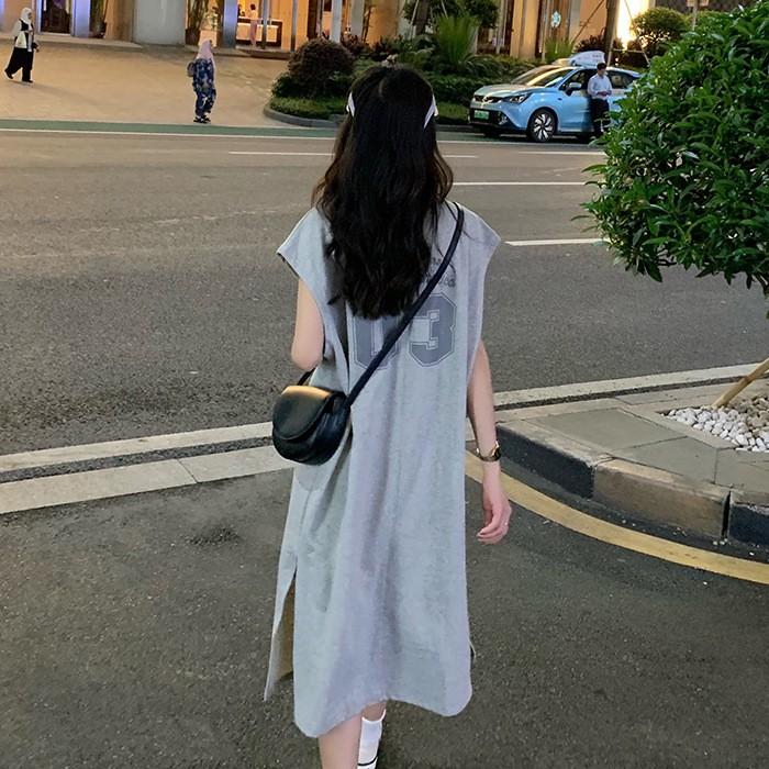 Váy/Đầm NữDáng Dài Ba Lỗ Phong Cách Hàn Quốc Mùa Hè 2021