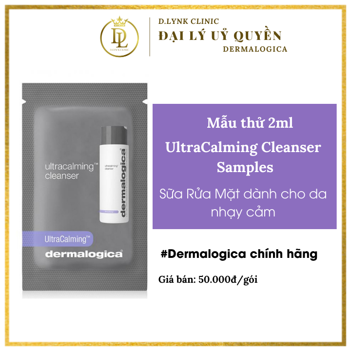 Sữa rửa mặt dành cho da yếu nhạy cảm, dễ kích ứng Dermalogica Ultracalming Cleanser