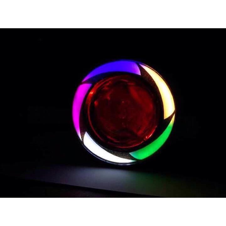 Đèn Led U7 Angel Eyes 5 Màu 2019 Trợ Sáng Gắn Cho Xe Máy