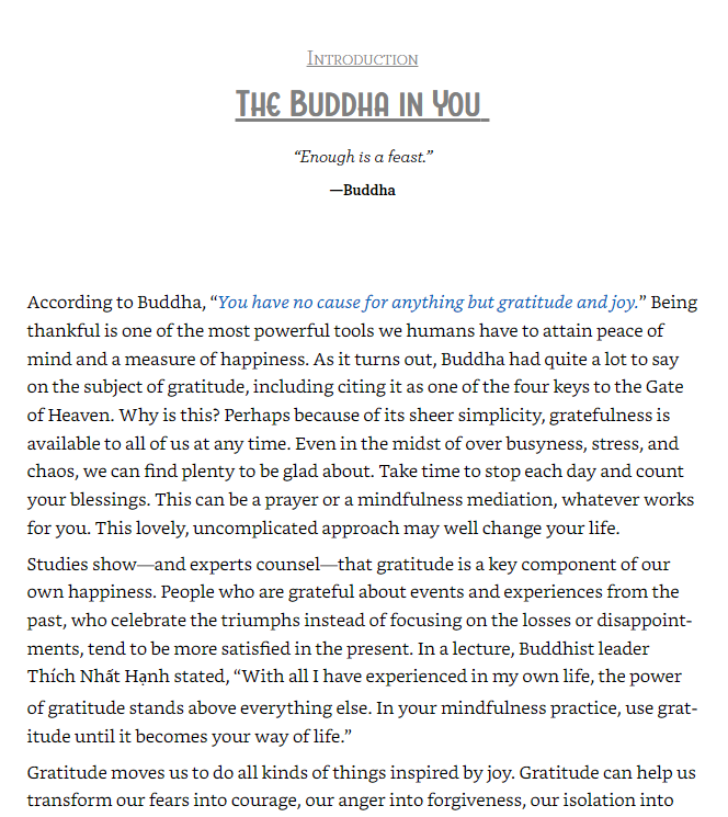 Sách ngoại văn: The Buddha's Guide To Gratitude