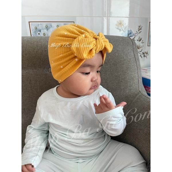 Mũ turban cho bé