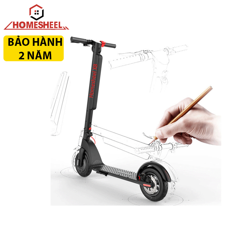 Xe Điện Scooter Gấp Gọn Thông Minh Homesheel Scooter X8