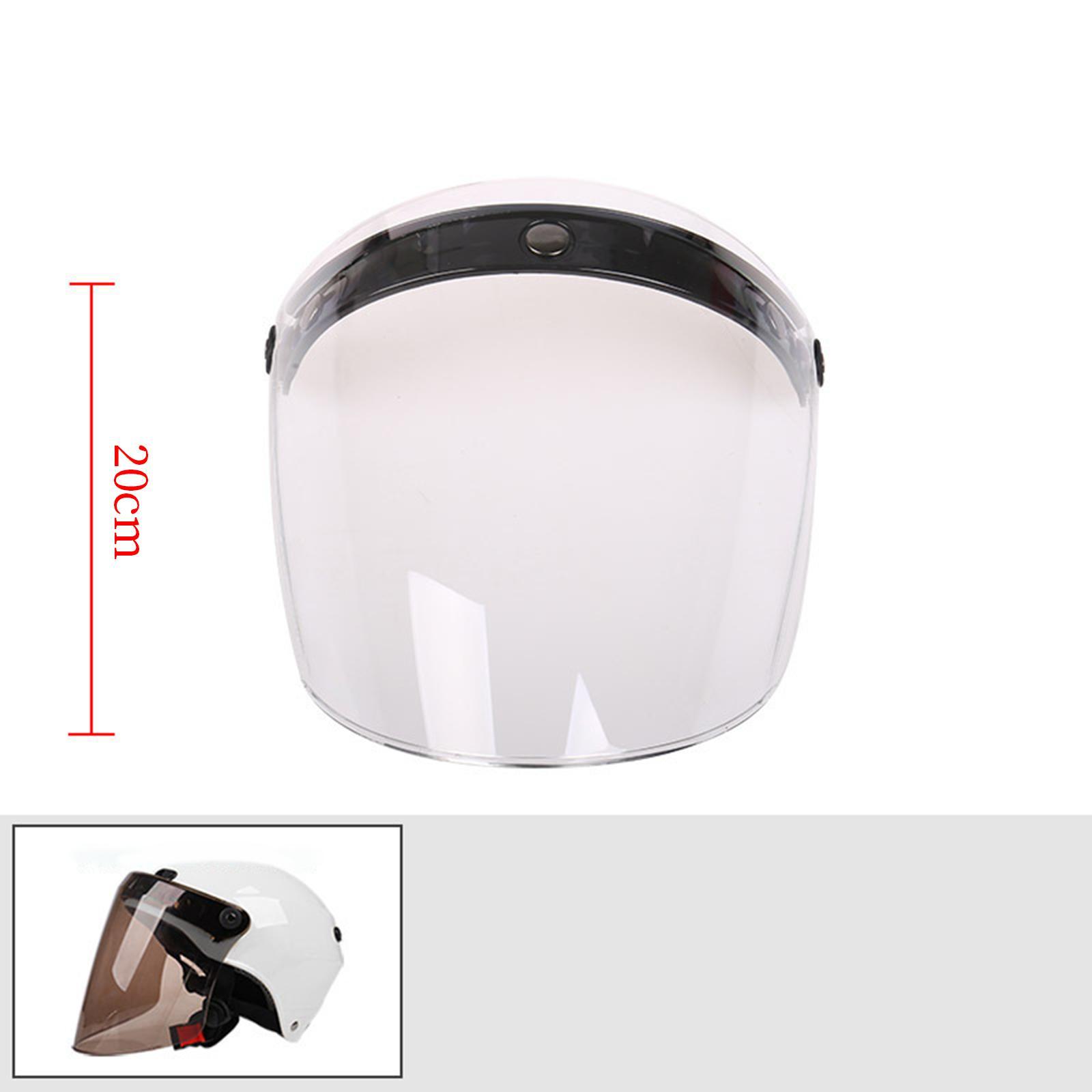 Visor High Strength PC Lens Windproof Sun Shield for 3-Snap Anti-Fog