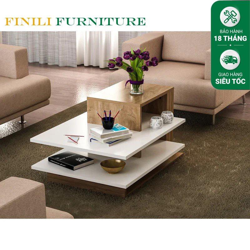 Bàn trà sofa thiết kế độc đáo nhiều tầng FBT04