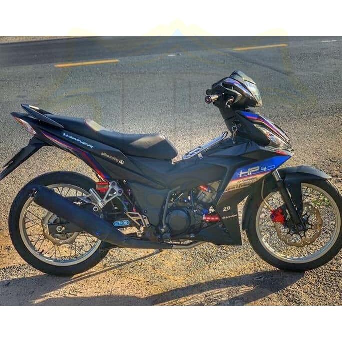 Tem rời xe winner hp4 crom xanh đen