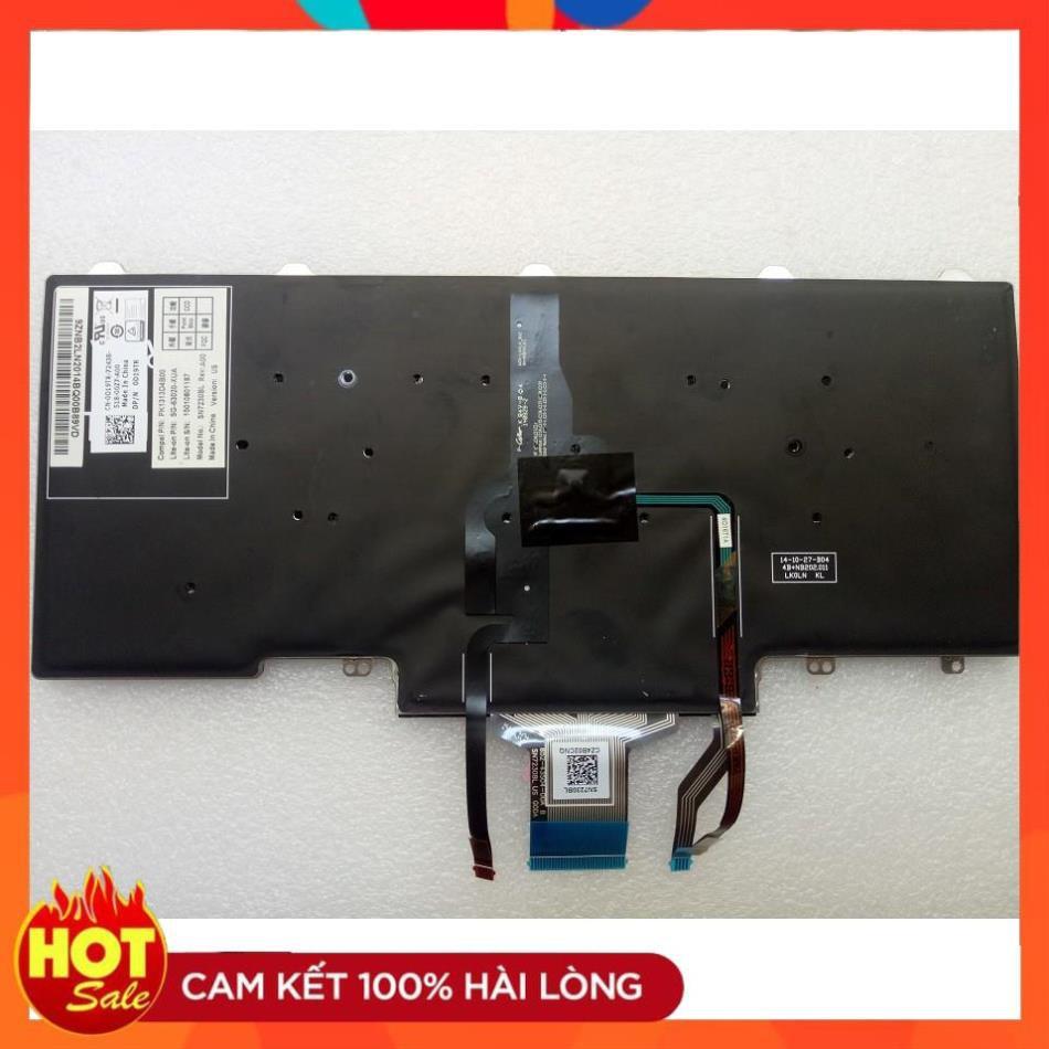 Bàn phím Keyboard Dùng Cho laptop Dell Latitude E5450, E5470, E7450, E7470 Có đèn bàn phím - Phím Chuẩn US