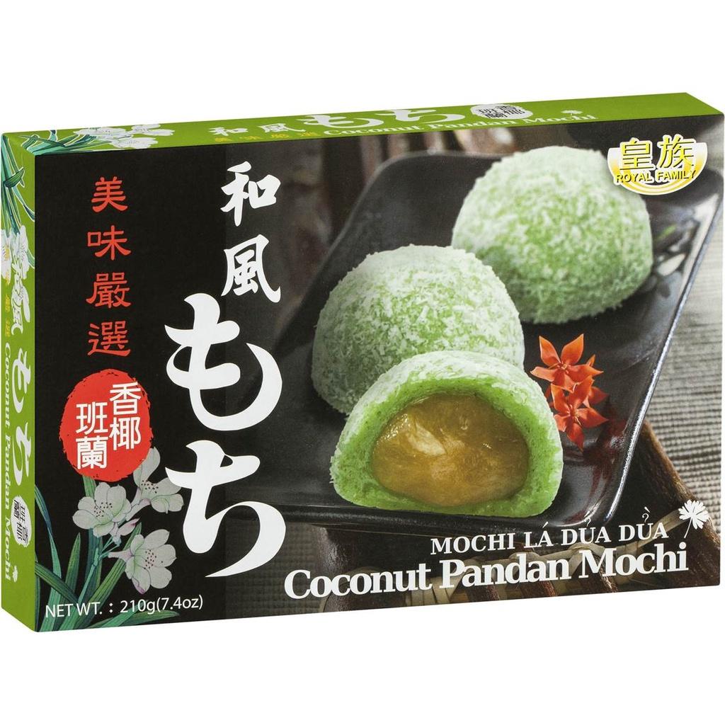 Bánh Mochi ăn vặt vị lá dứa dừa 210g An Gia Sweets &amp; Snacks