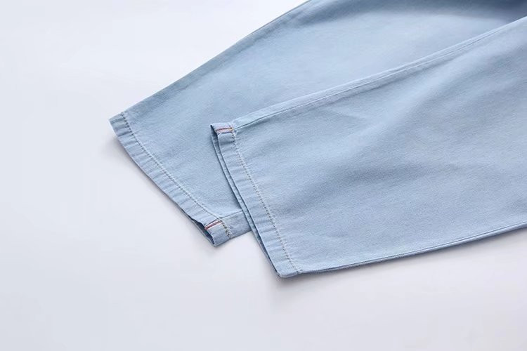 Quần Jean Nữ Baggy Lửng 