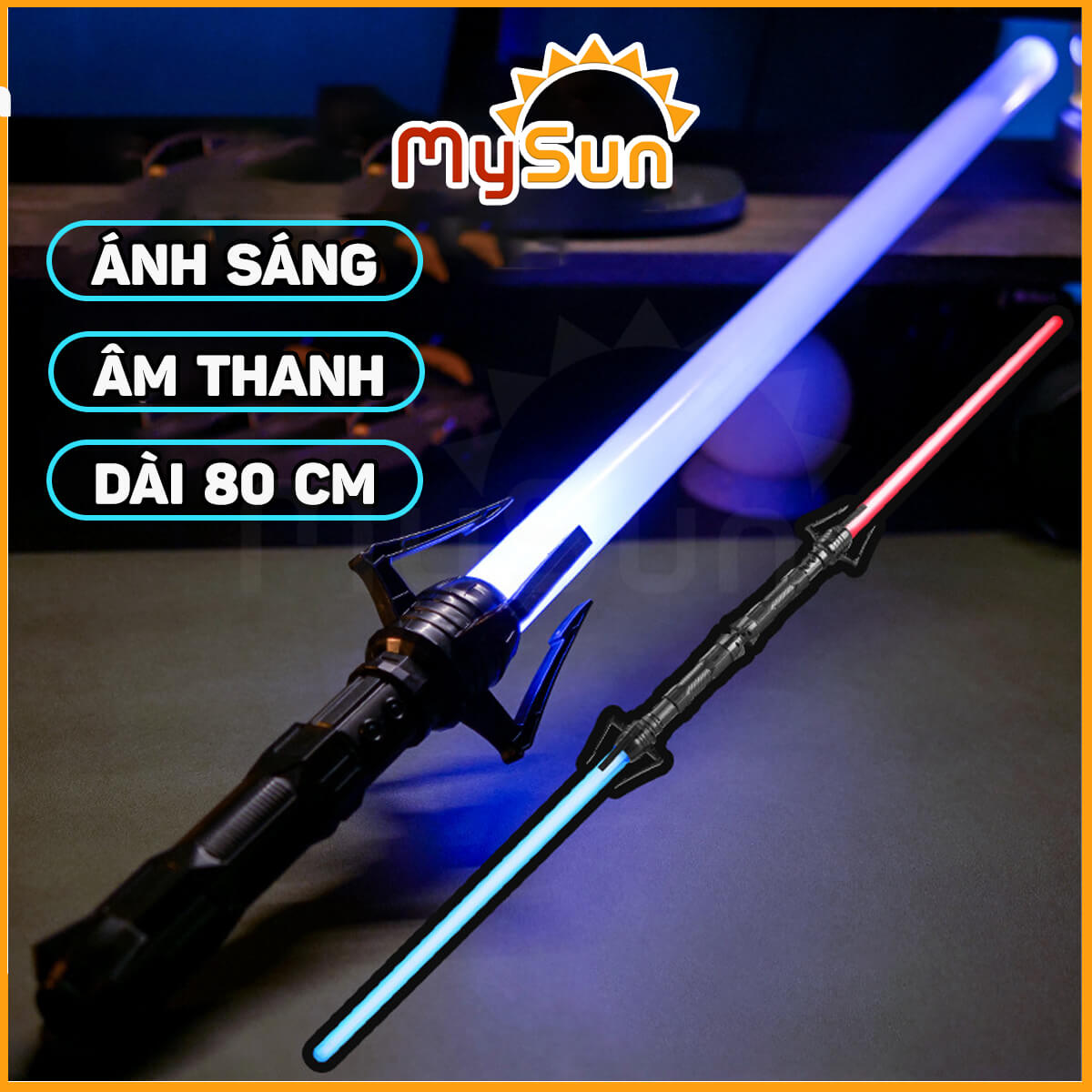 Kiếm Laze Lightsaber Star Wars đồ chơi trẻ em bằng nhựa phát ánh sáng cho bé MySun