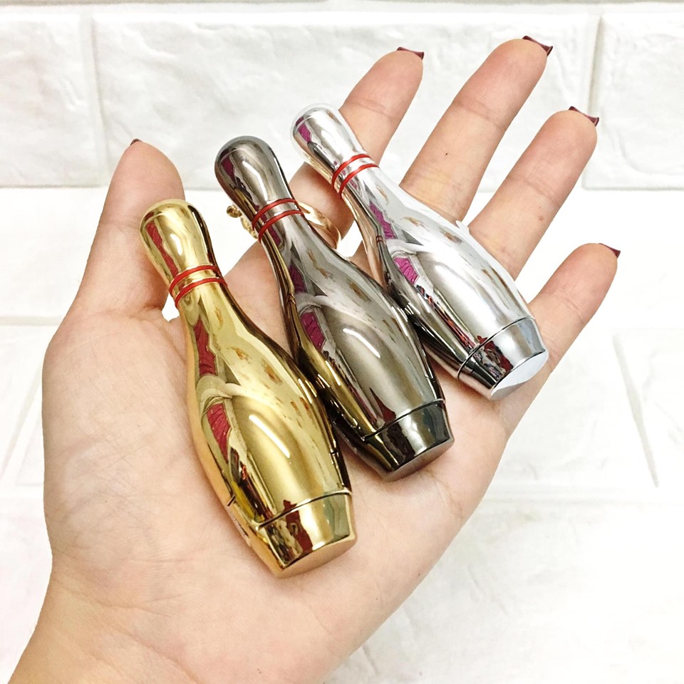 Hột quẹt bật lửa gas đá hình chai Bowling