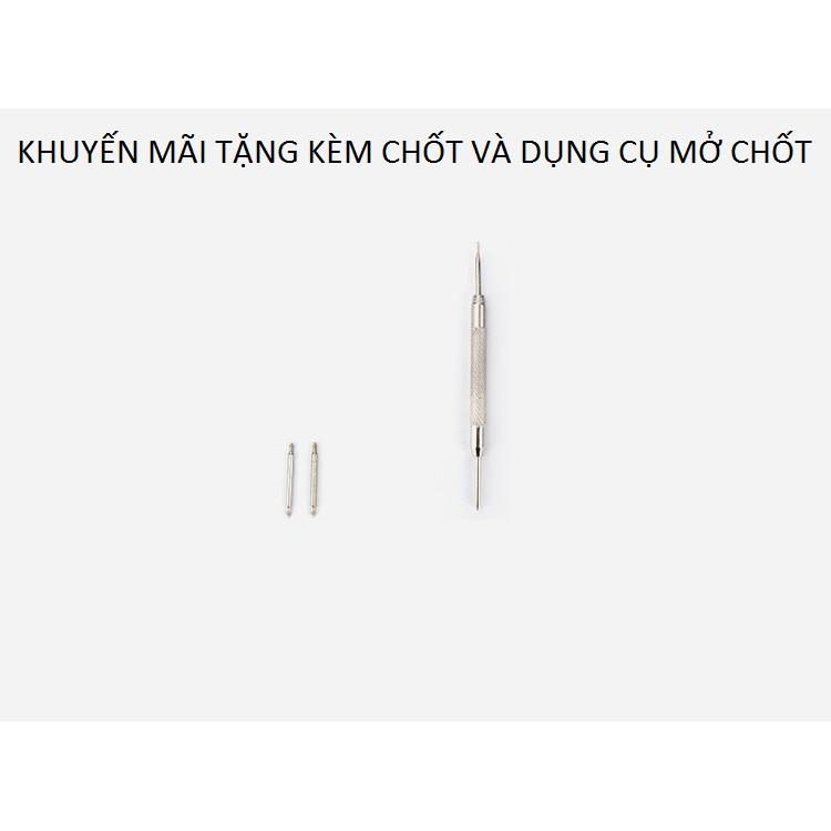 Dây Đồng Hồ Da Nam Nữ - Dây Da Đồng Hồ 10mm 12mm 14mm 16mm 18mm 20mm 22mm 24mm