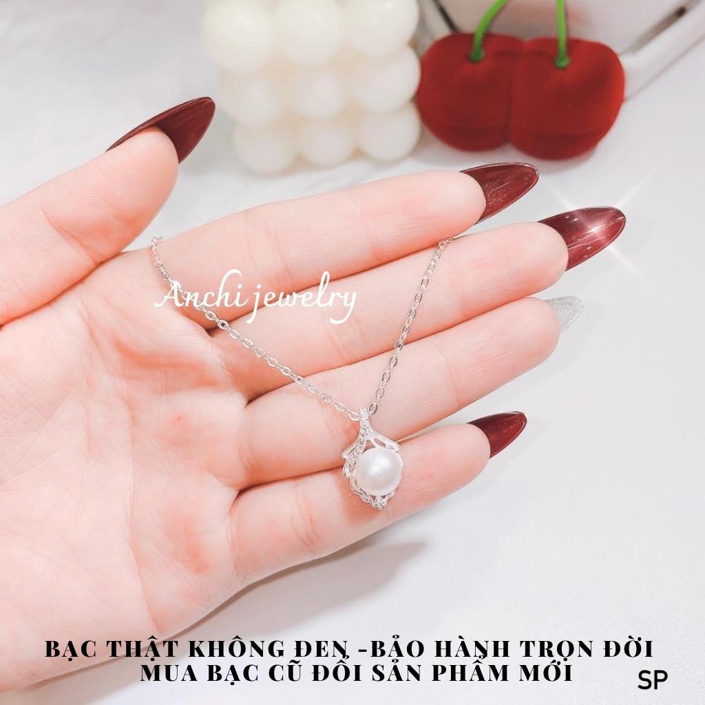 Dây chuyền bạc mặt ngôi sao,Dây chuyền nữ trẻ trung thanh lịch,Anchijewelry