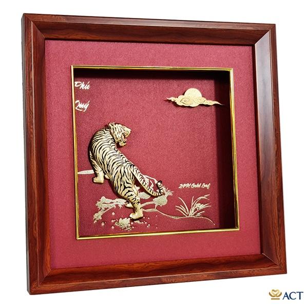 Tranh hổ 26x26 cm-quà tặng tân gia, tặng sếp, sinh nhật, thăng chức, event, lễ, tết,...