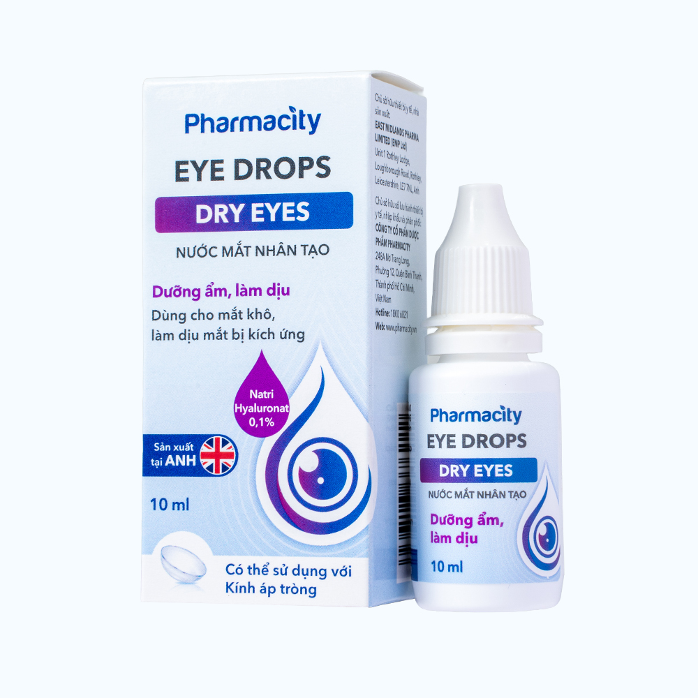 Nước mắt nhân tạo Pharmacity Dry Eyes (10ml)