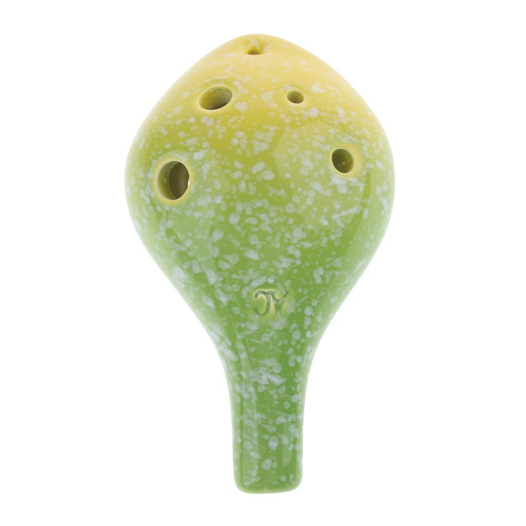 Ceramic Alto Ocarina 6 Key for Children Beginners Gift