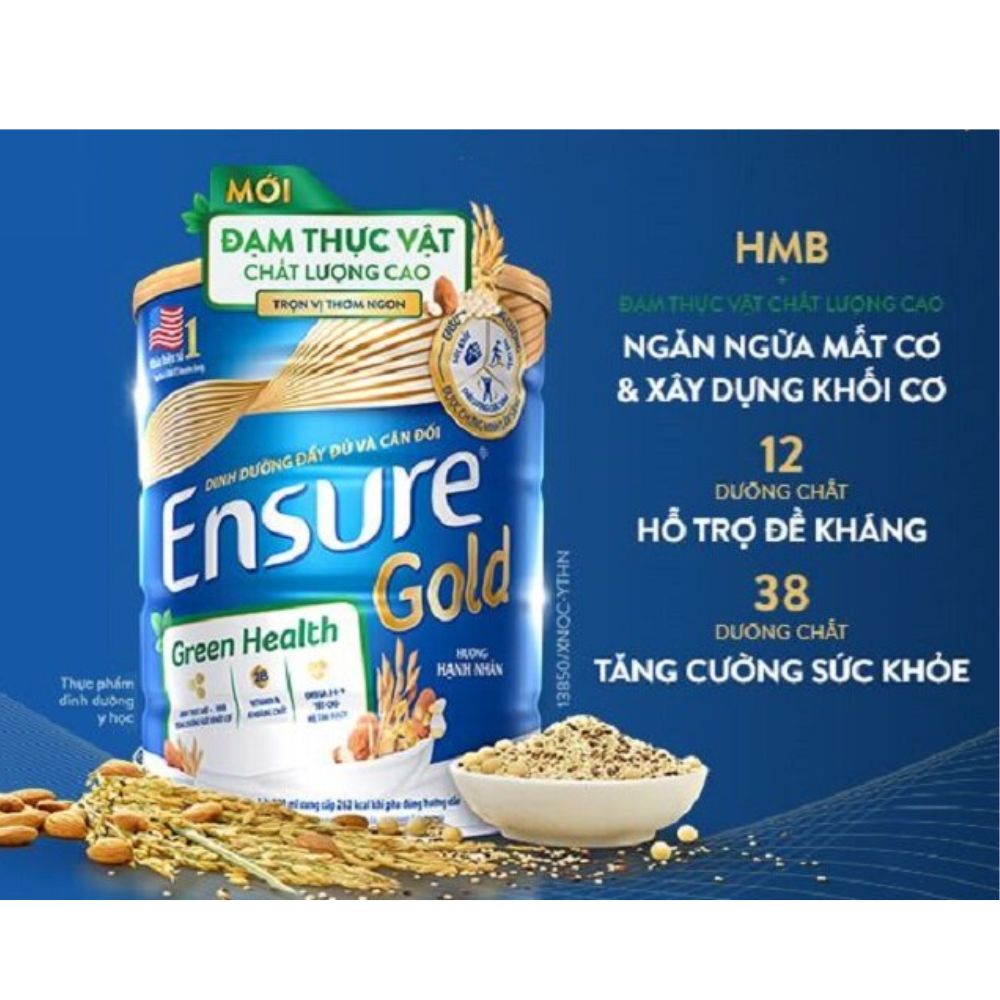 Sữa Ensure Gold Đạm thực vật 400g