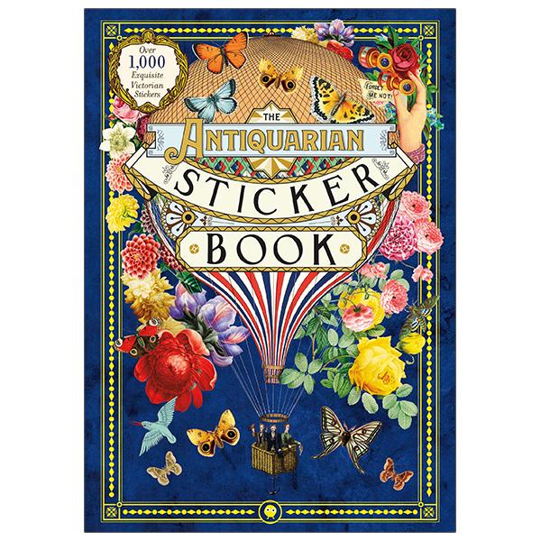 Sách ngoại văn: The Antiquarian Sticker Book: Over 1,000 Exquisite Victorian Stickers