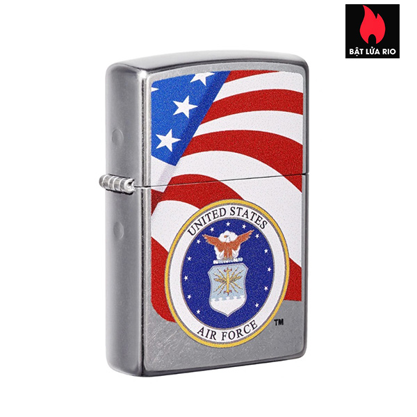 Bật Lửa Zippo 49312 – Zippo U.S. Air Force Street Chrome