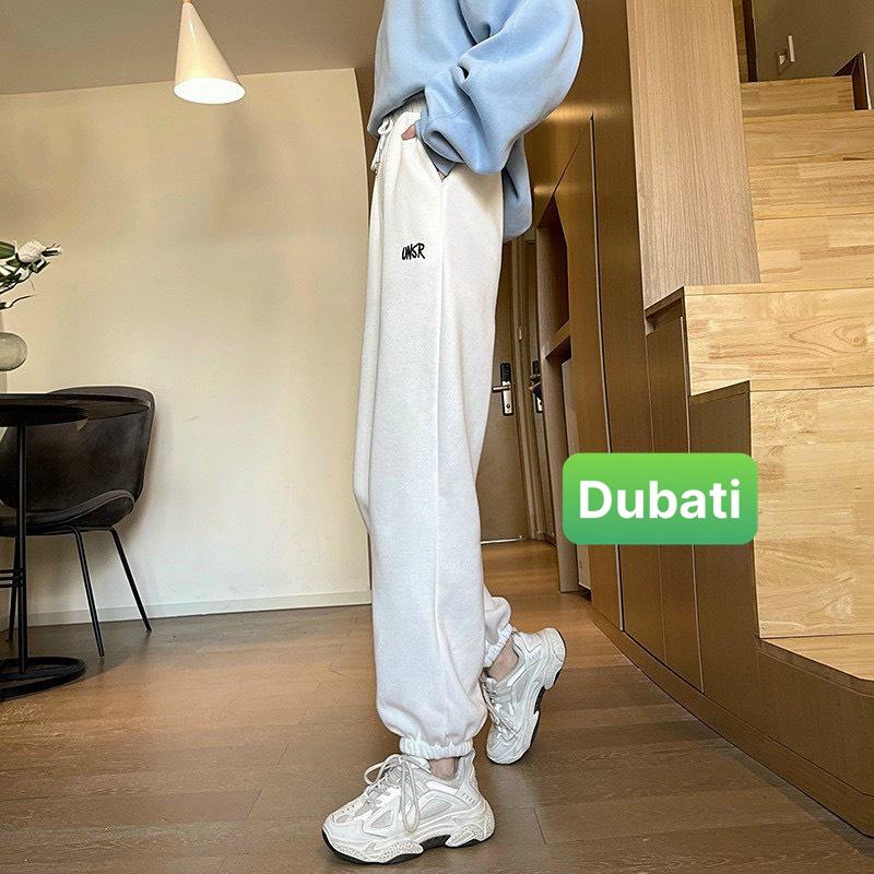 QUẦN JOGGER NAM NỮ UNISEX CHẤT NỈ DÀY DA CÁ ỐNG SUÔNG RỘNG USRA PHONG CÁCH XỊN SÒ -DUBATI FASHION