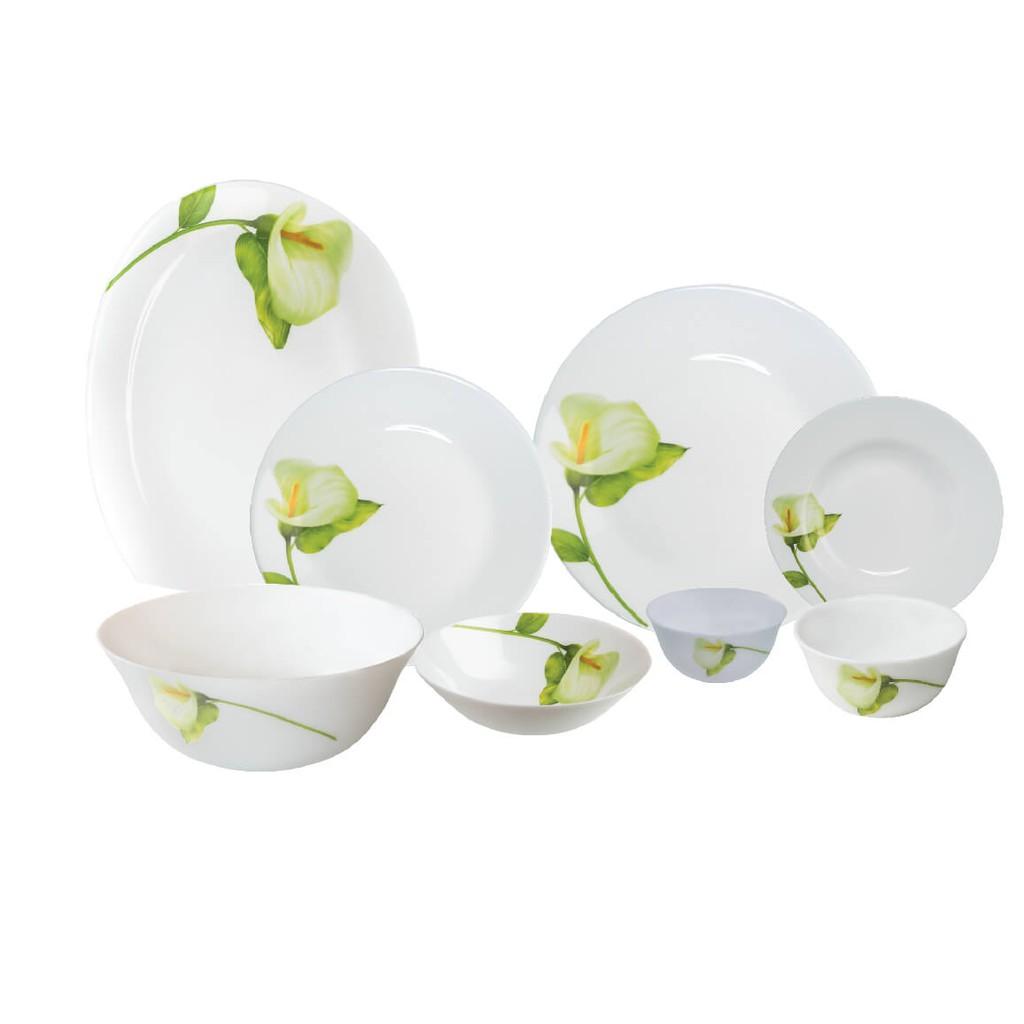 Tô thủy tinh vuông 200 Diva Ivory I.B