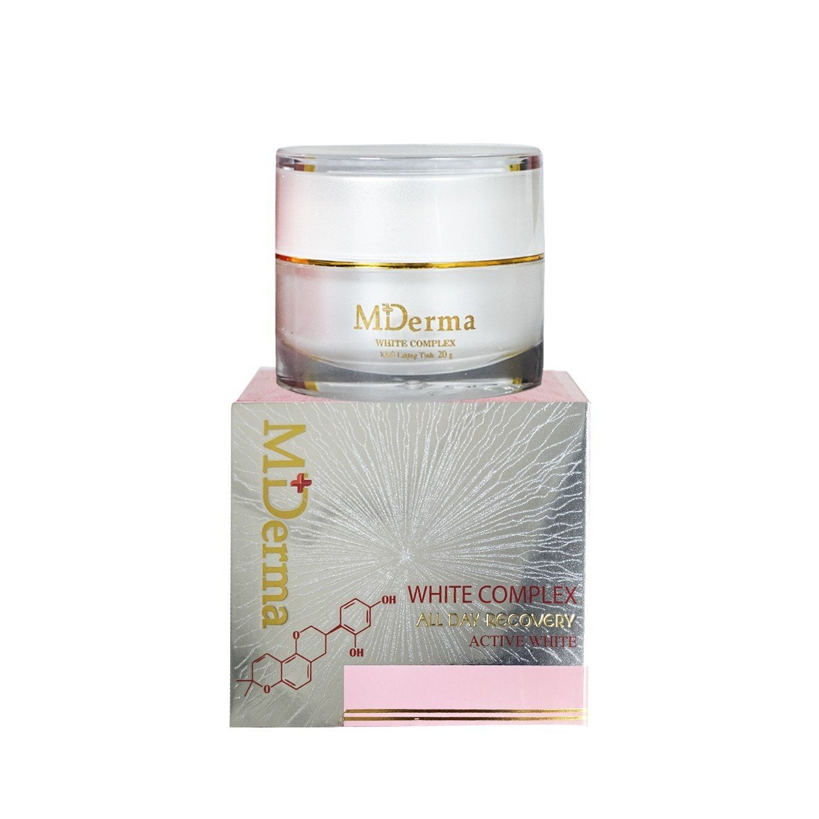 Combo dưỡng da MDerma cao cấp trắng sâu, trắng mạnh, trắng căng mướt