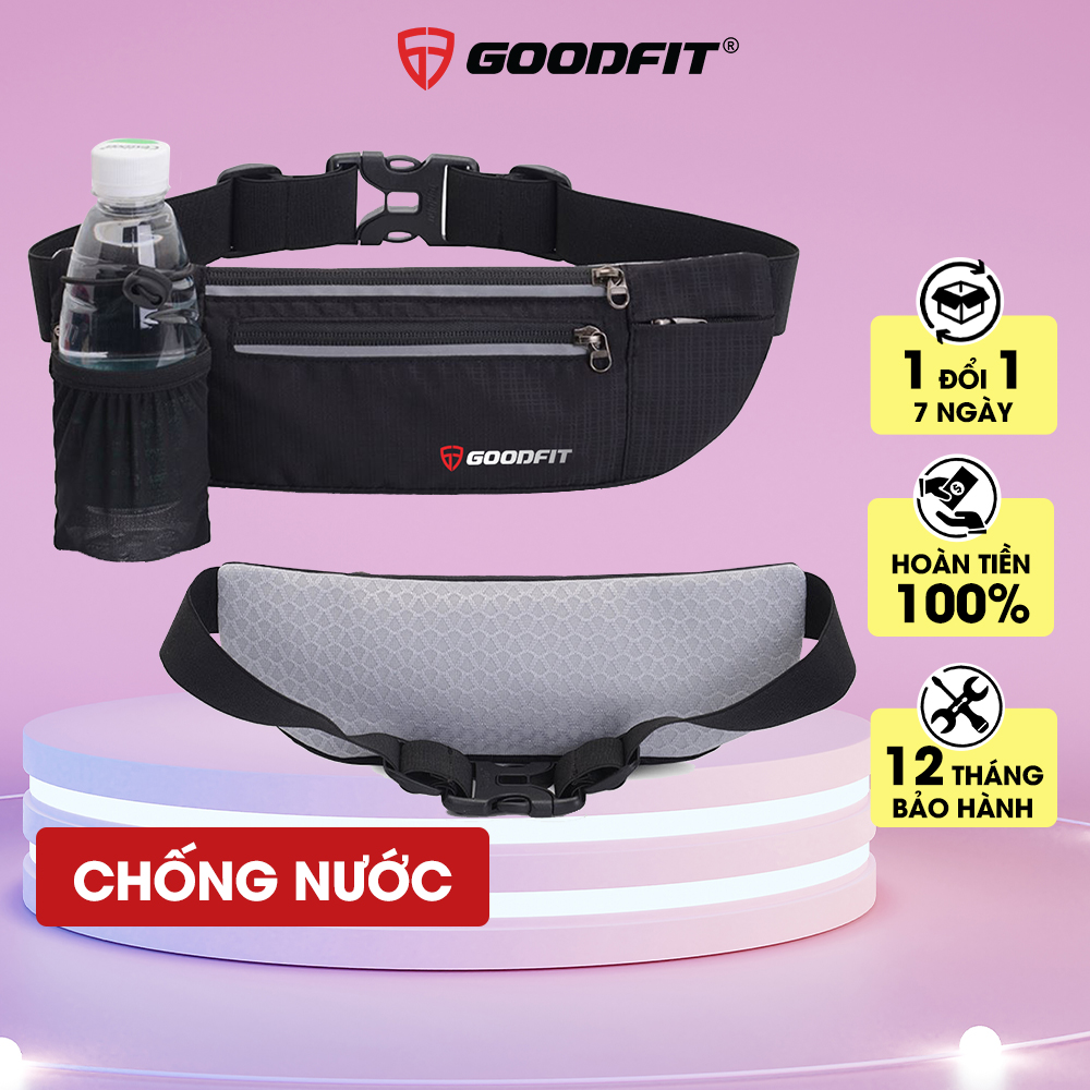 Đai đeo chạy bộ GoodFit, túi đeo hông chạy bộ chống nước, đai đeo điện thoại chạy bộ GoodFit GF108RB